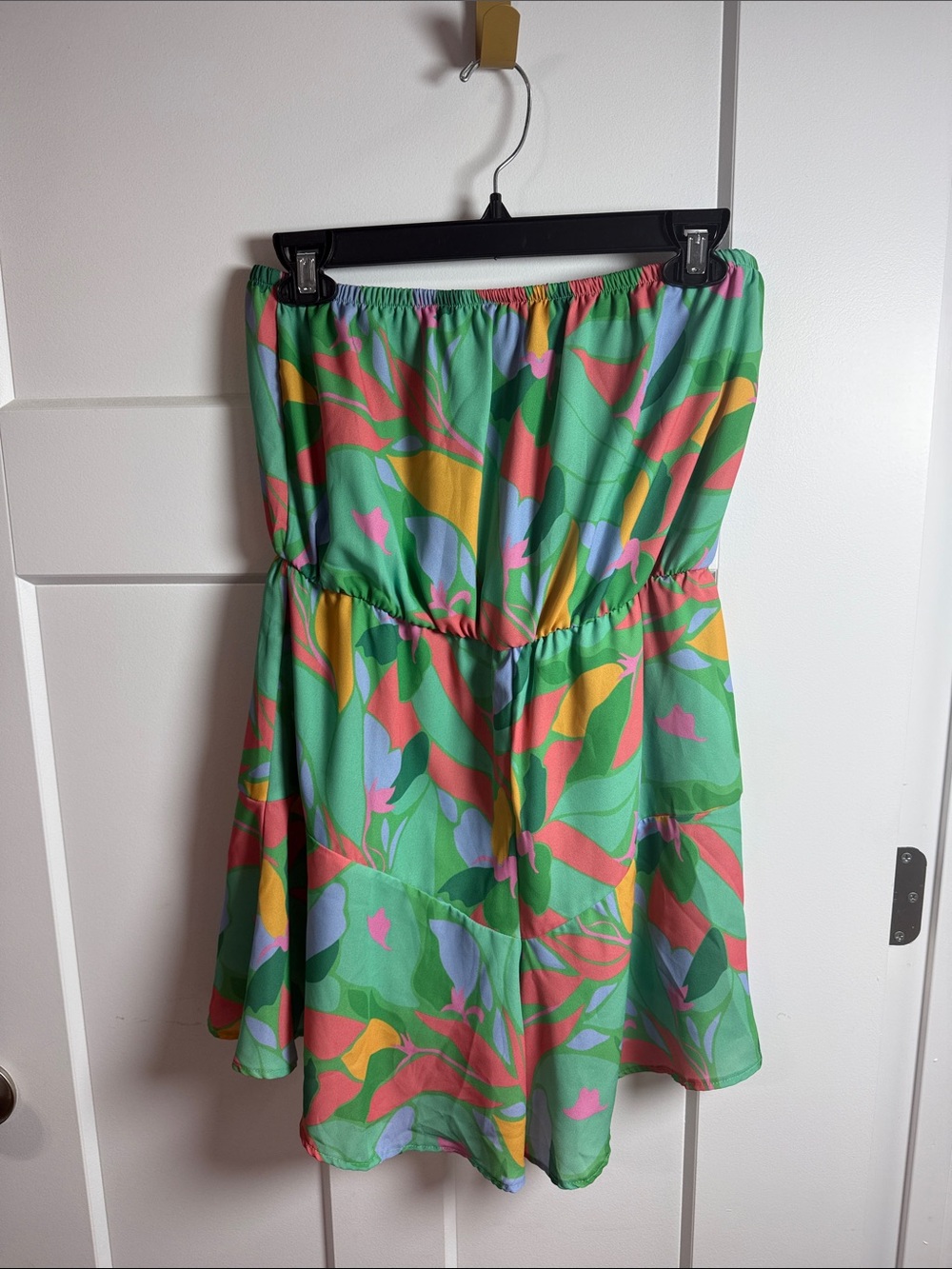 Pink Lily Pastel Green & Pink Floral Maxi Dress